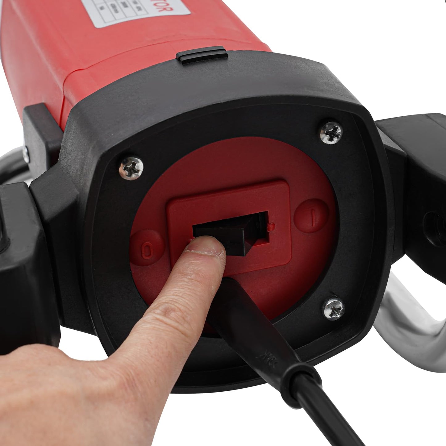 Electric Concrete Vibrator, Insertion Concrete Vibrating Tool, 2000W Portable Hand Held Portable Concrete Vibrator with a 13.12FT Long Vibrating Shaft, Cement Construction Vibrarator (Red)