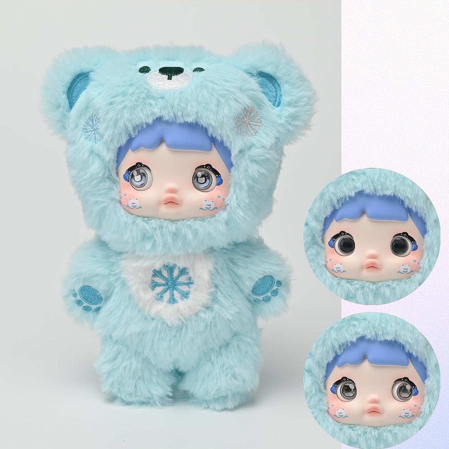 BEEMAI Nommi Loveliness Never Ends Series Plush Blind Box 6PCs (Set of 6 No Repeat) Cute Figures Collectible Toys Birthday Gifts