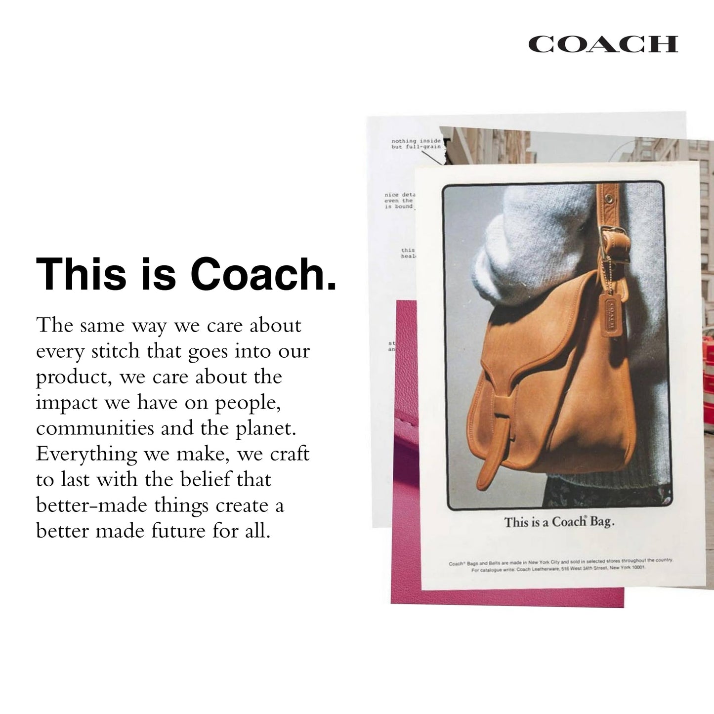 COACH The Originals Glovetanned Leather Swinger 20 Black One Size