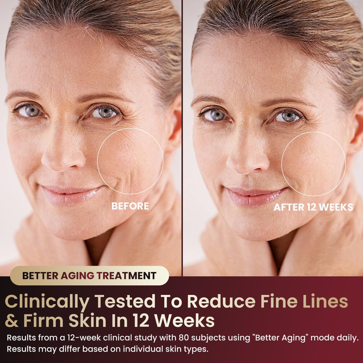 Red Light Therapy for Face - Anti-Aging, Wrinkles & Acne with 7 Modes, 850nm Infrared red Light Therapy, LED Face Mask with 432 LEDs,at Home & Travel