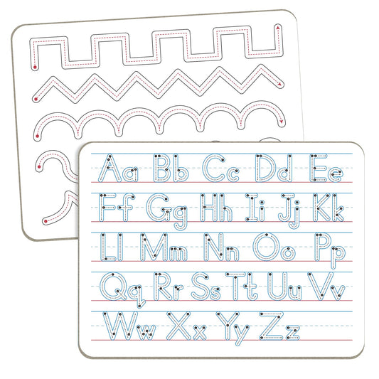Handwriting Practice Dry Erase Board – ABC Alphabet Tracing for Kids Ages 3-5 | Small Whiteboard for Pre-K, Toddler, Preschool, Kindergarten Learning Activities and Homeschool Supplies “9" x 12"