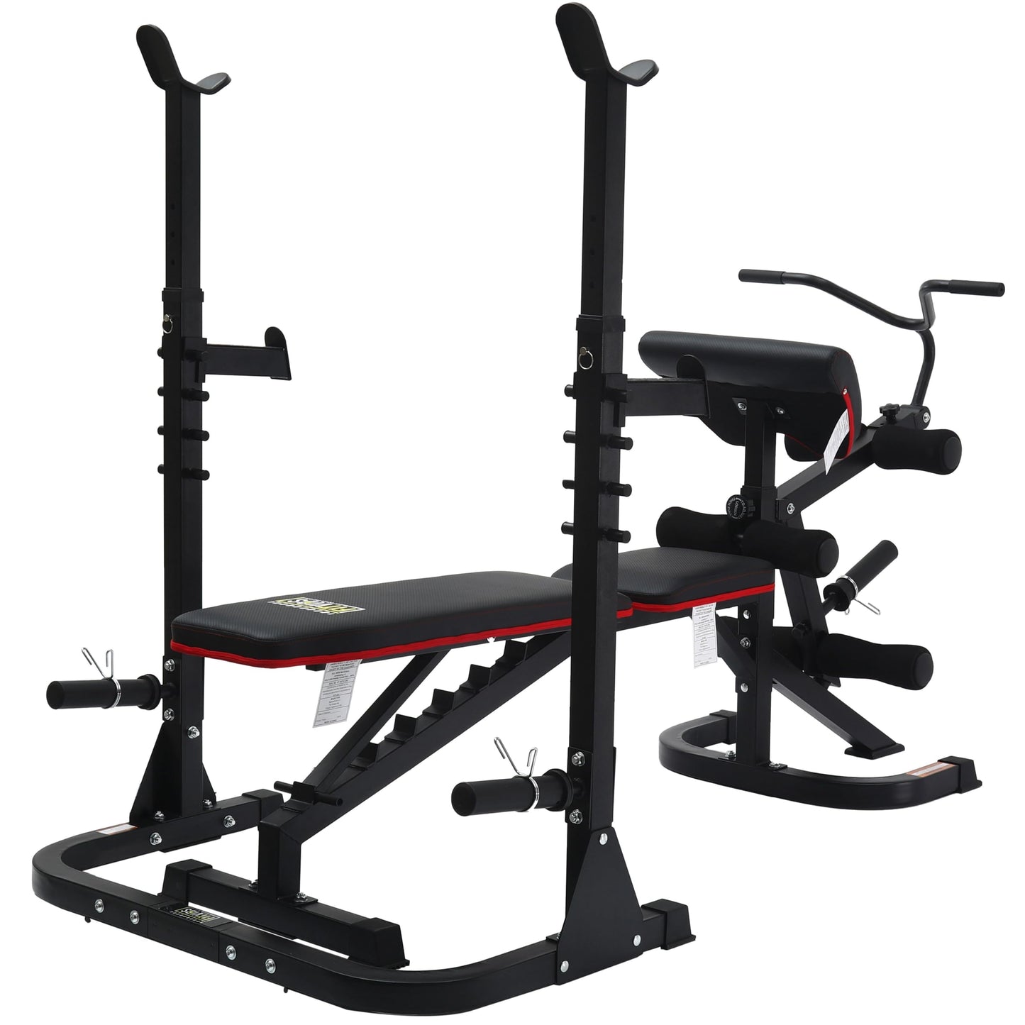 Fitvids Adjustable Weight Bench, Workout Bench for Home Gym, Adjustable Weight Bench Set Workout Machine with Leg Extension and Curl Machine