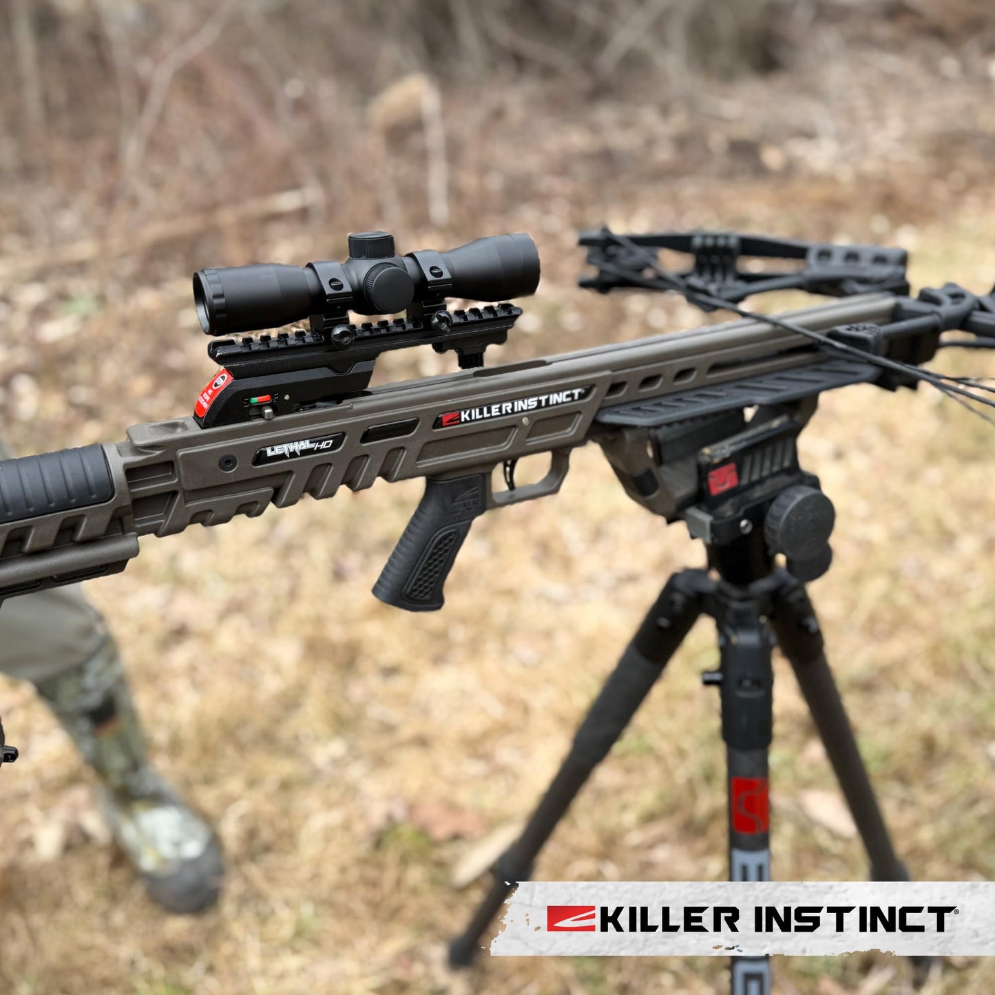 Killer Instinct Lethal 405HD Crossbow Kit with Redesigned Stock and Anti-Dry Fire Safety Feature