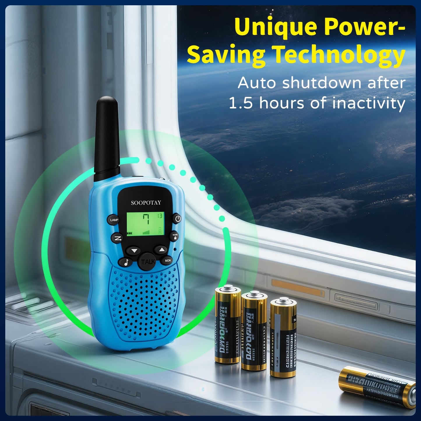 Walkie Talkies for Kids, Walkie Talkie Toys for Girls Boys, Outdoor Toys/Outside Games for Kids Age 4-8-12, Birthday Gifts for 4 5 6 7 8 9 10 Year Old Kids Girl Boys