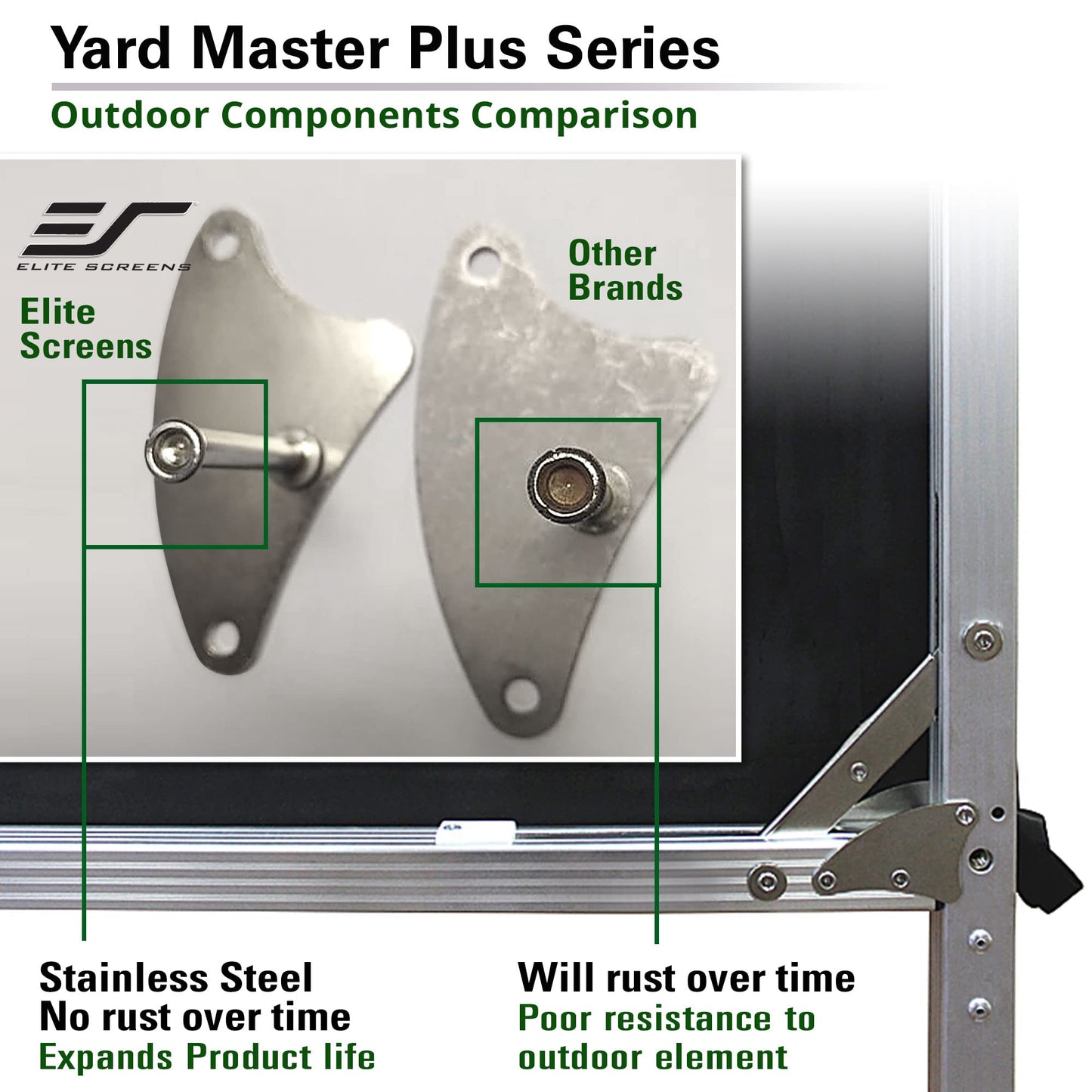Elite Screens Yard Master Plus, 135-INCH 16:9 Height Setting Adjustable Portable Projector Screen, 4K HD Outdoor Indoor Movie Theater Front Projection, US Based Company 2-YEAR WARRANTY, OMS135H2PLUS