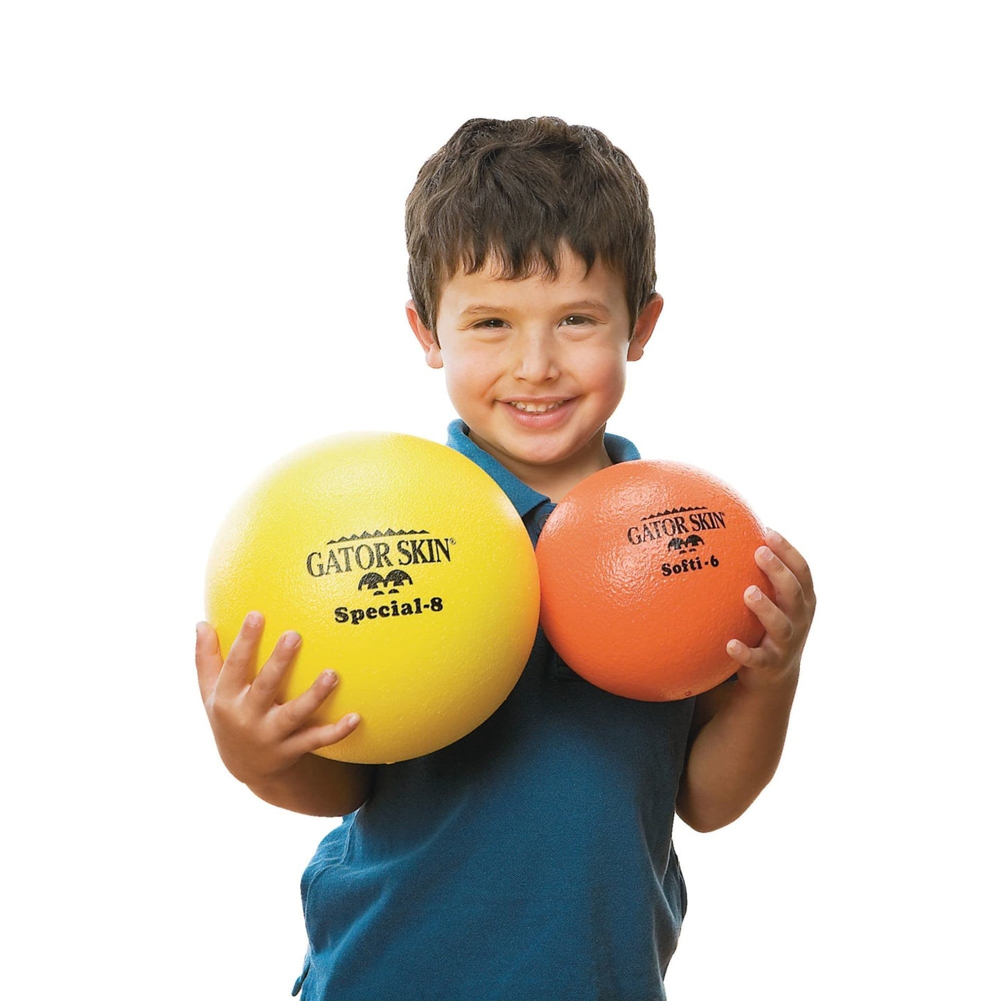 Gator Skin Special-8 Foam Balls. 8" PU Coated with Medium Density Foam Core. No-Sting Balls are Great for GaGa Pits, Dodgeball, PE Games and More. Set of 6.