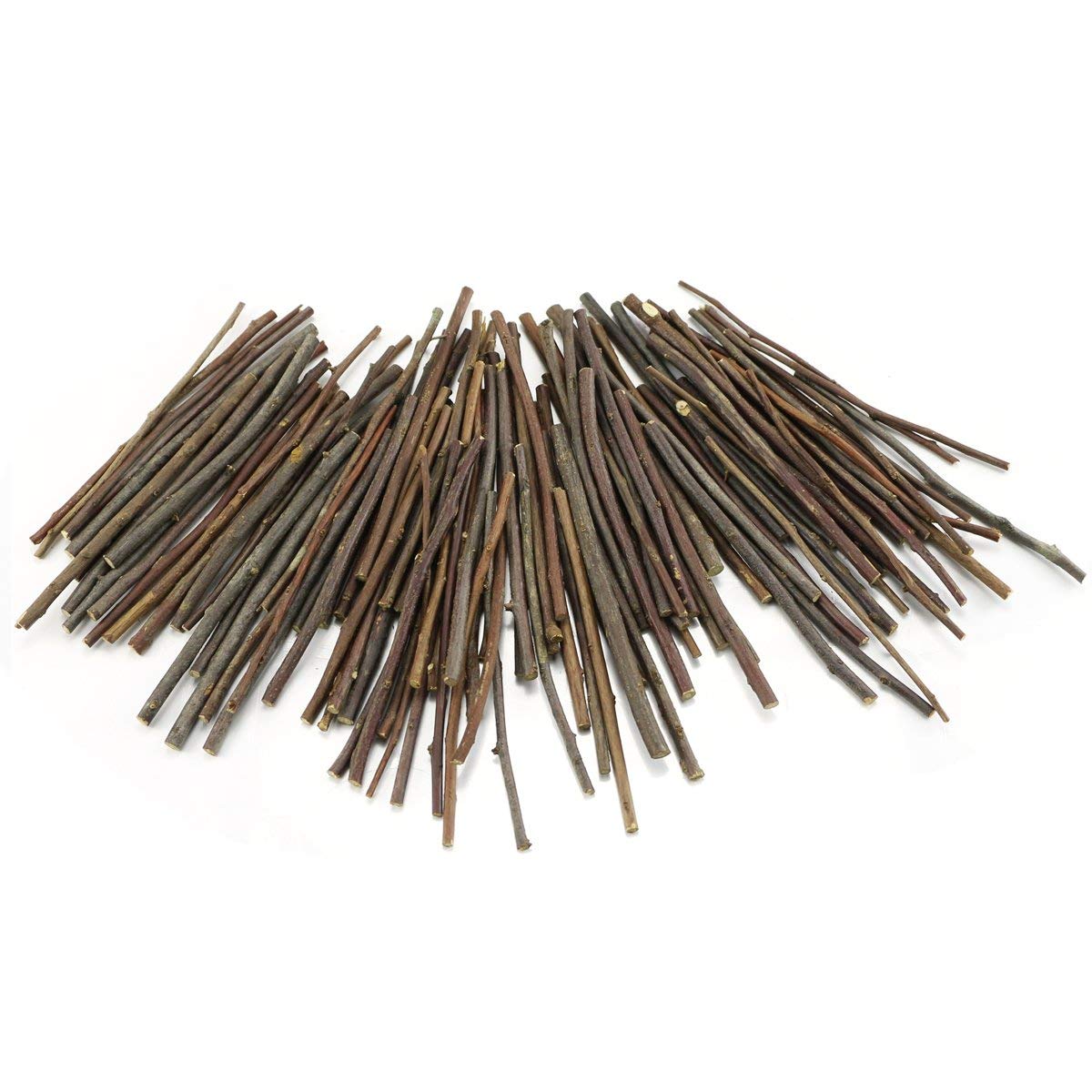 TKOnline 100Pcs 10cm 0.1-0.2 Inch in Diameter Wood Log Sticks for DIY Crafts Photo Props Craft Sticks, Wood Crafts, Sticks inch