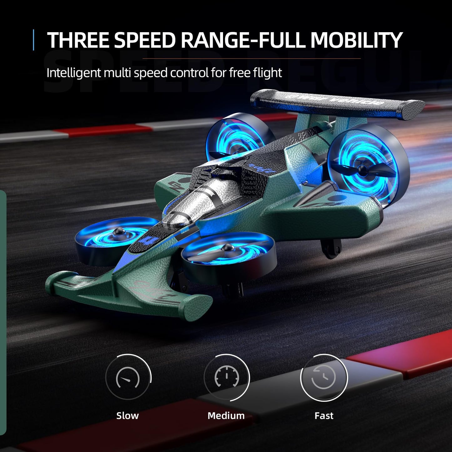 Xelabrion Remote Control Airplane Car Toys for Kids Ages 4-6-8-10-12, 2-In-1 Foam RC Plane Car Jet Mini Drone, Racing Car Stunt Plane Toys for Kids Boys 4 5 6 7 8 9 10 Year Olds Indoor Outdoor Playing