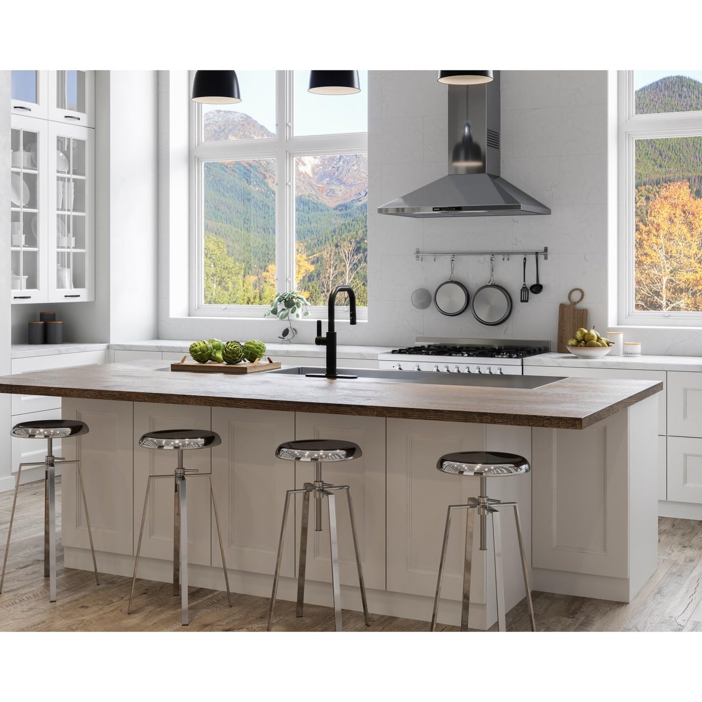 Pfister Montay 1-Handle Pull-Down Kitchen Faucet in Polished Nickel