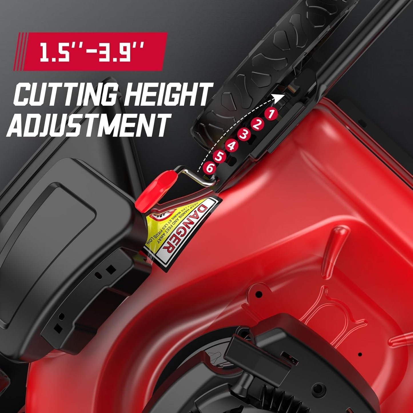 PowerSmart Gas Push Lawn Mower 21" with OHV 144cc Engine, 2-in-1 Mulching and Side Discharge,6 Height Adjustments Easy Assembly & Lightweight, Cordless Push Lawn Mowers for Garden Yard