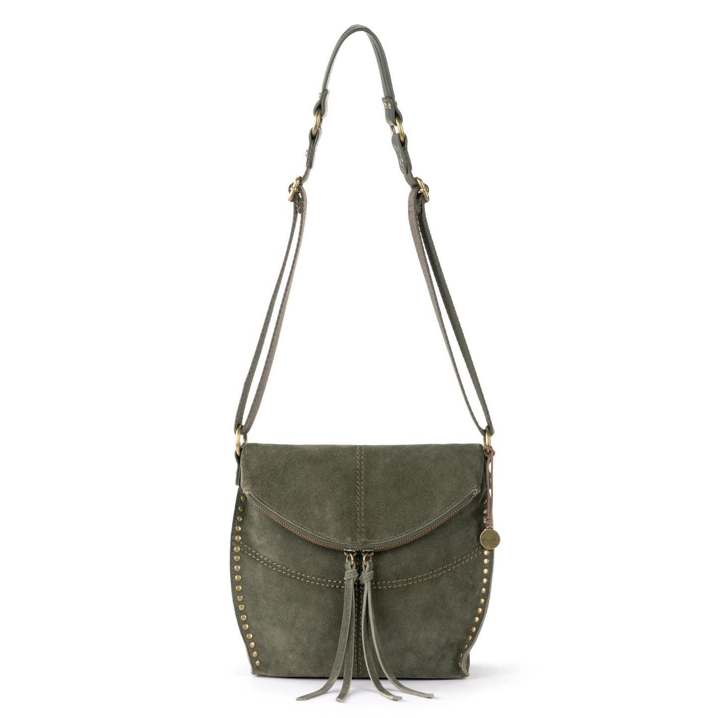 The Sak Womens Silverlake Crossbody Moss Suede Onesize
