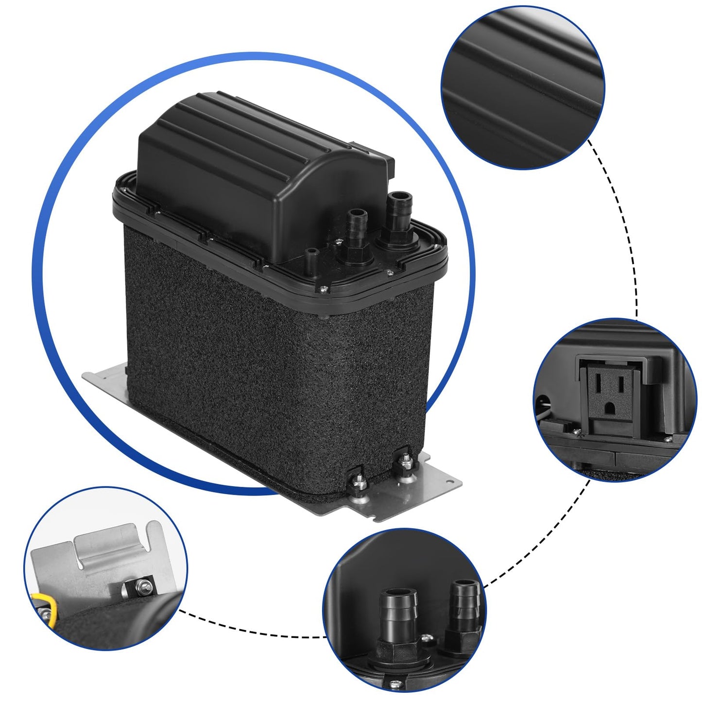 Drain Pump Kit For Ice Machines, Replaces 1901A, 2185528, 2208534, 2310253, AH3650734, EA3650734, PS3650734