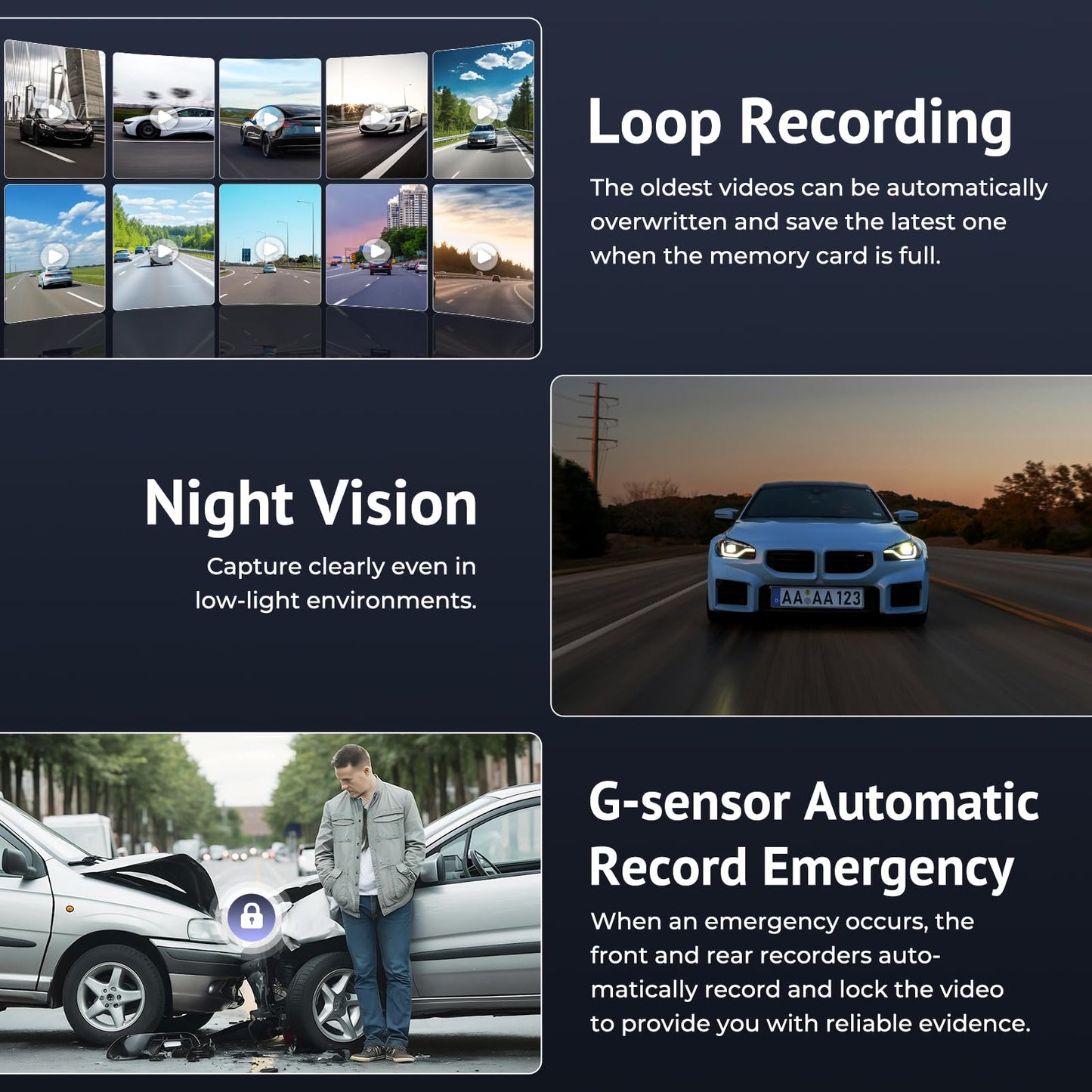 Carplay Screen for Car 10.26" HD IPS Wireless Compatible with Apple Carplay & Android Auto,Touch Car Play Screen with SuperLink,4K Dash Cam,1080p Backup Camera,Loop Recording,Bluetooth Audio,GPS,Siri