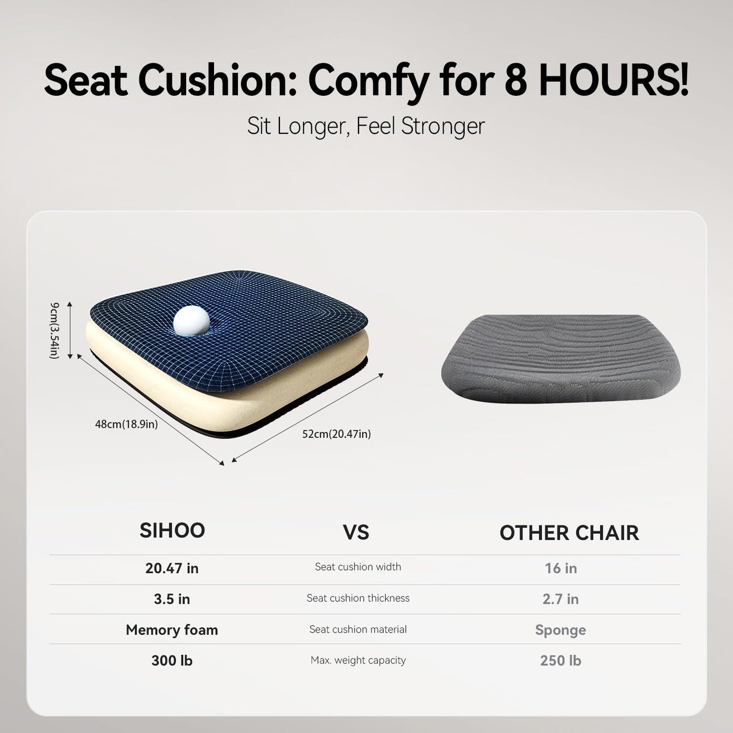 SIHOO Ergonomic Office Chair, Office Chair with Up&Down Lumbar, High Back Home Desk Chair with 3D Armrests, Computer Chair with Adjustable 2D Headrest, Tilt Function Black