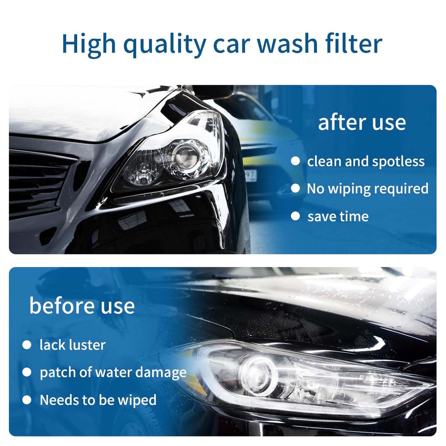 FS-TFC Spotless Car Wash System with 30FT Hose and Wash Gun, Deionized Water System, Spot Free, Works for All Vehicles, RV, Motorcycles, Windows, Boats, Planes and More