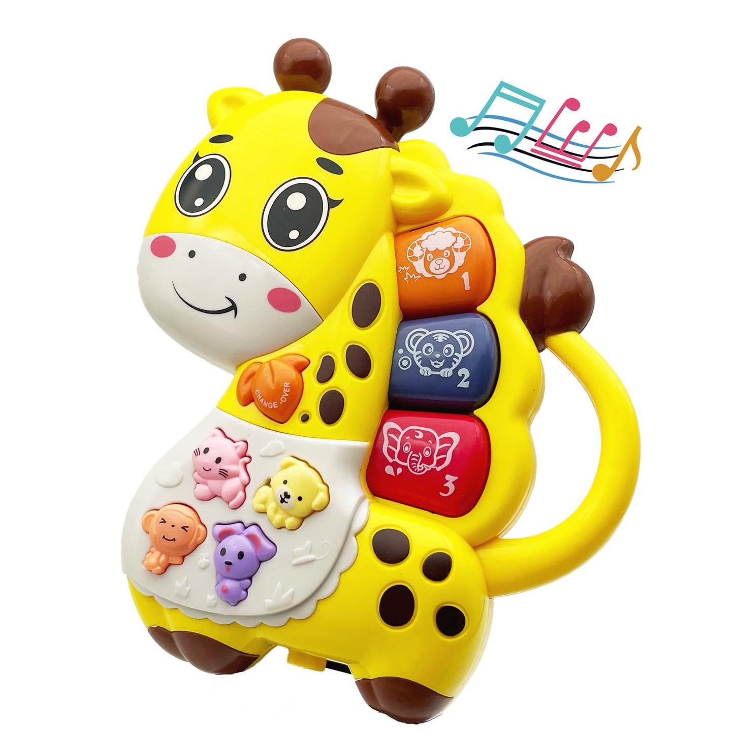 AFKSTL Baby Piano Toy, 6-12 Months Light Up Musical Baby Toys for 0 3 6 9 Months, Early Learning Educational Boys Girls Gifts (Giraffe)
