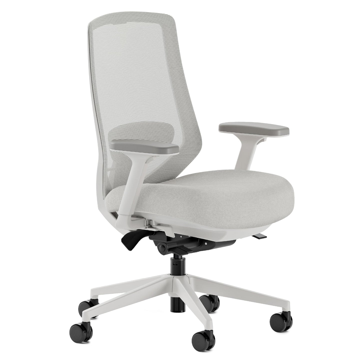 Branch Ergonomic Chair Pro - Mesh Office Chair with 14 Points of Adjustment - Height, Depth & Tilt Adjustable - 5D Armrests - Forward Tilt, Smooth Recline, and Lumbar Support - Mineral