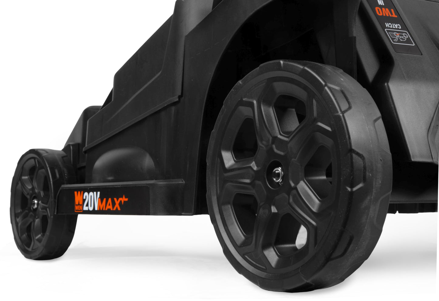 WEN 20V Max 2-in-1 19-Inch Cordless Brushless Lawn Mower and Mulcher with Two 5Ah Batteries and Dual Port Charger (20839)
