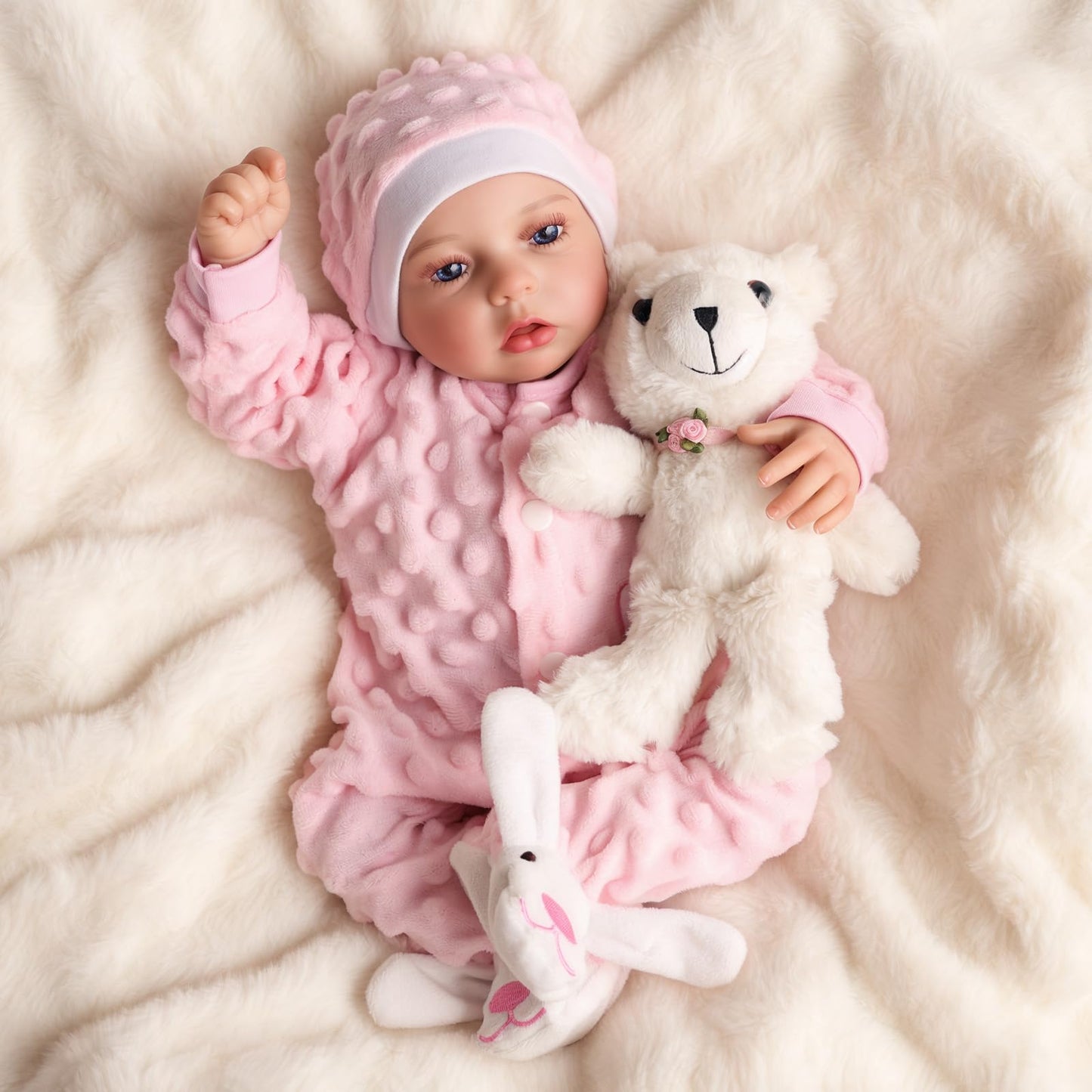 BABESIDE Reborn Baby Dolls - 20-inch Cute Soft Vinyl Realistic Baby Doll Real Life Baby Dolls with Complete Accessories Perfect for Cuddling, Playtime, and Gift Giving