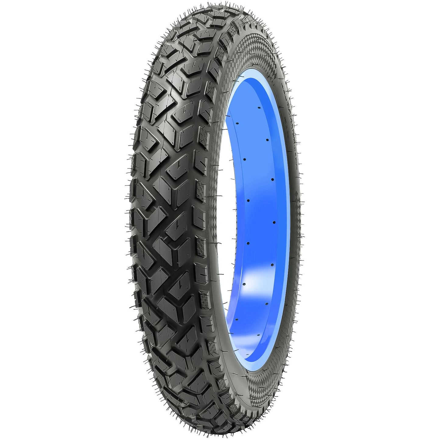 2-PCS 20" Heavy Duty Fat E-Bike Tires 20 x 4.0/102-406 and 2-PCS Bike Tubes 20x4.0 Scharder Valve Compatible with 20x4.0 E-Bike All-Terrain Directional Tread Bicycle Tires and Tubes (Y-021)