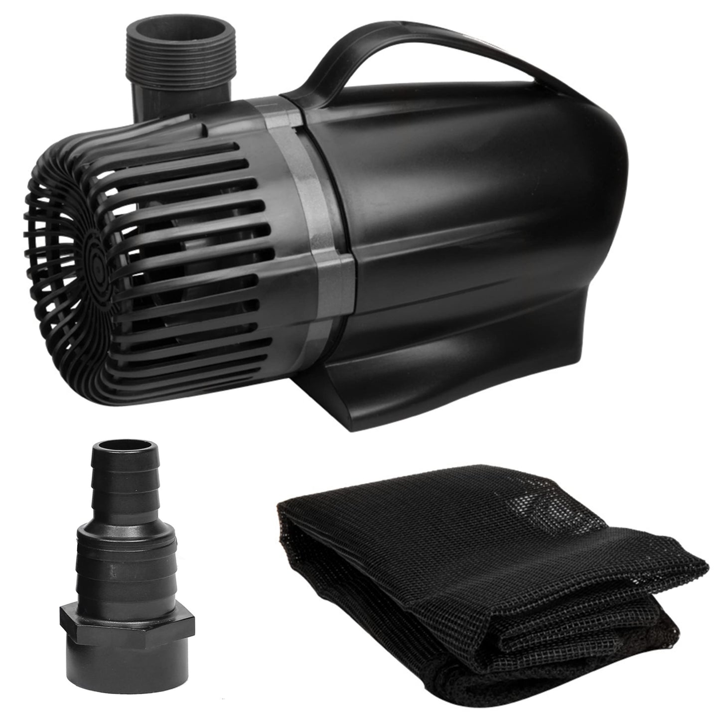 Pond Boss Waterfall Pump (2300 GPH) and TotalPond Complete Pond Filter with UV Clarifier
