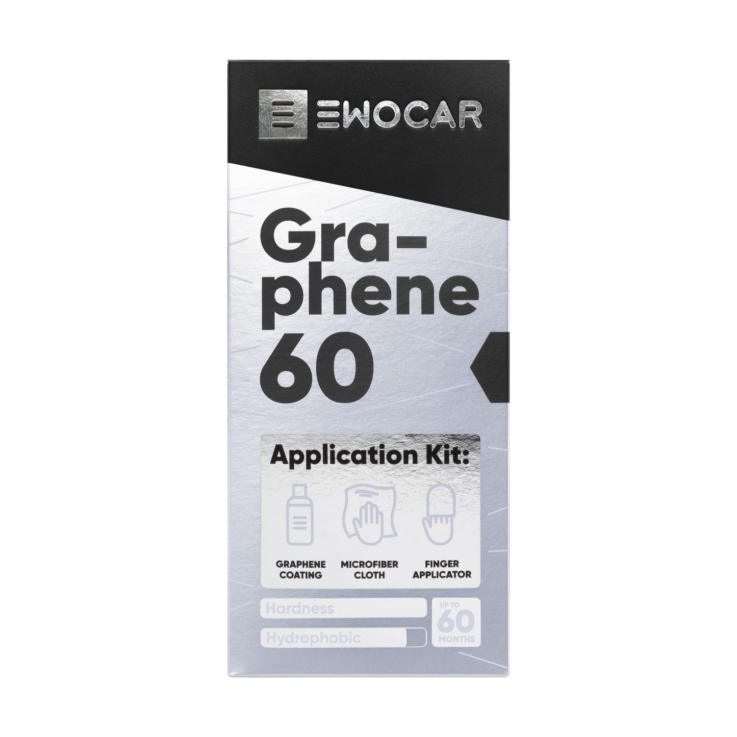 Ewocar Graphene Ceramic Coating Set – Complete Car Paint Protection Kit with Hydrophobic Barrier, UV Resistance & Professional Mirror Gloss Finish