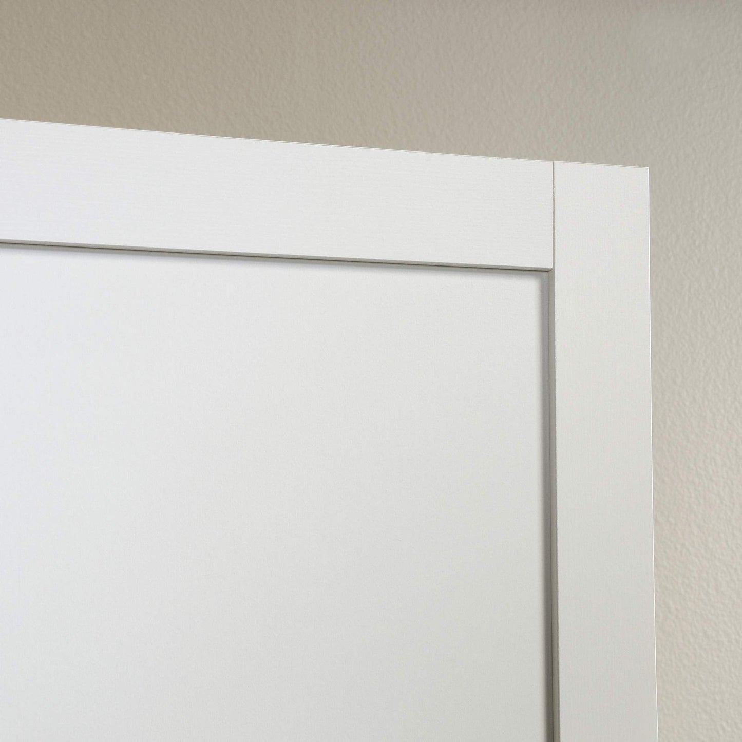 Sauder Select Multipurpose Bedroom Armoire Wardrobe Closet Pantry Storage Cabinet with Storage Drawers and Hanging Rail, in Soft White finish