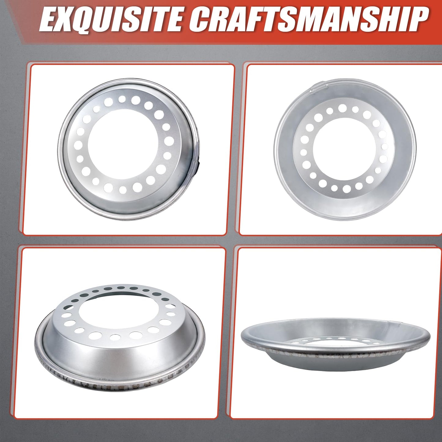 CCNLHZM 800-822 Wheel Balancers Compatible with Heavy Duty Trucks 22.5-24.5-inch Steer Wheel Automatic Balancers Fitting 2PCS (800-822)