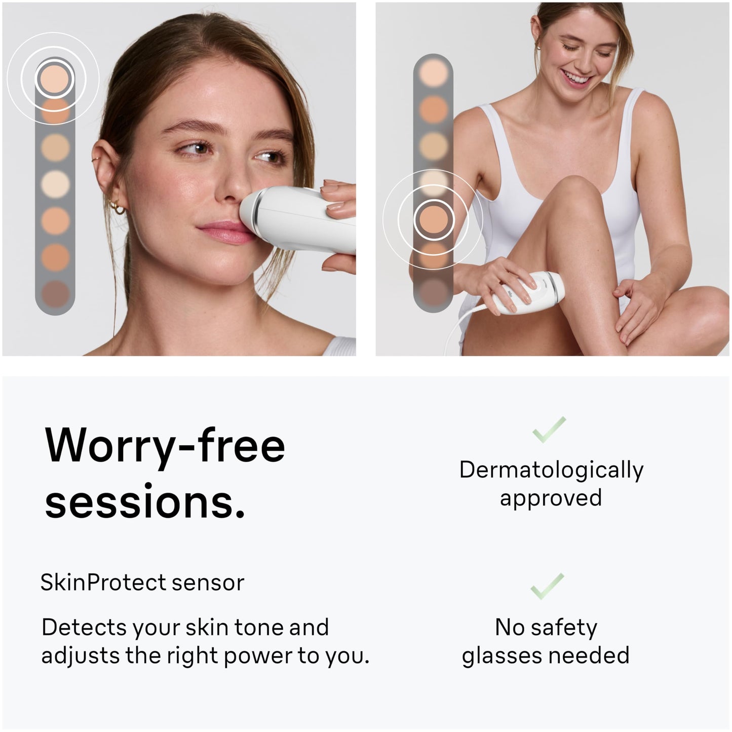 Braun IPL Mini, Silk·Expert Mini, IPL Hair Removal for Women and Men, Permanent Laser Hair Reduction At-Home, IPL1115
