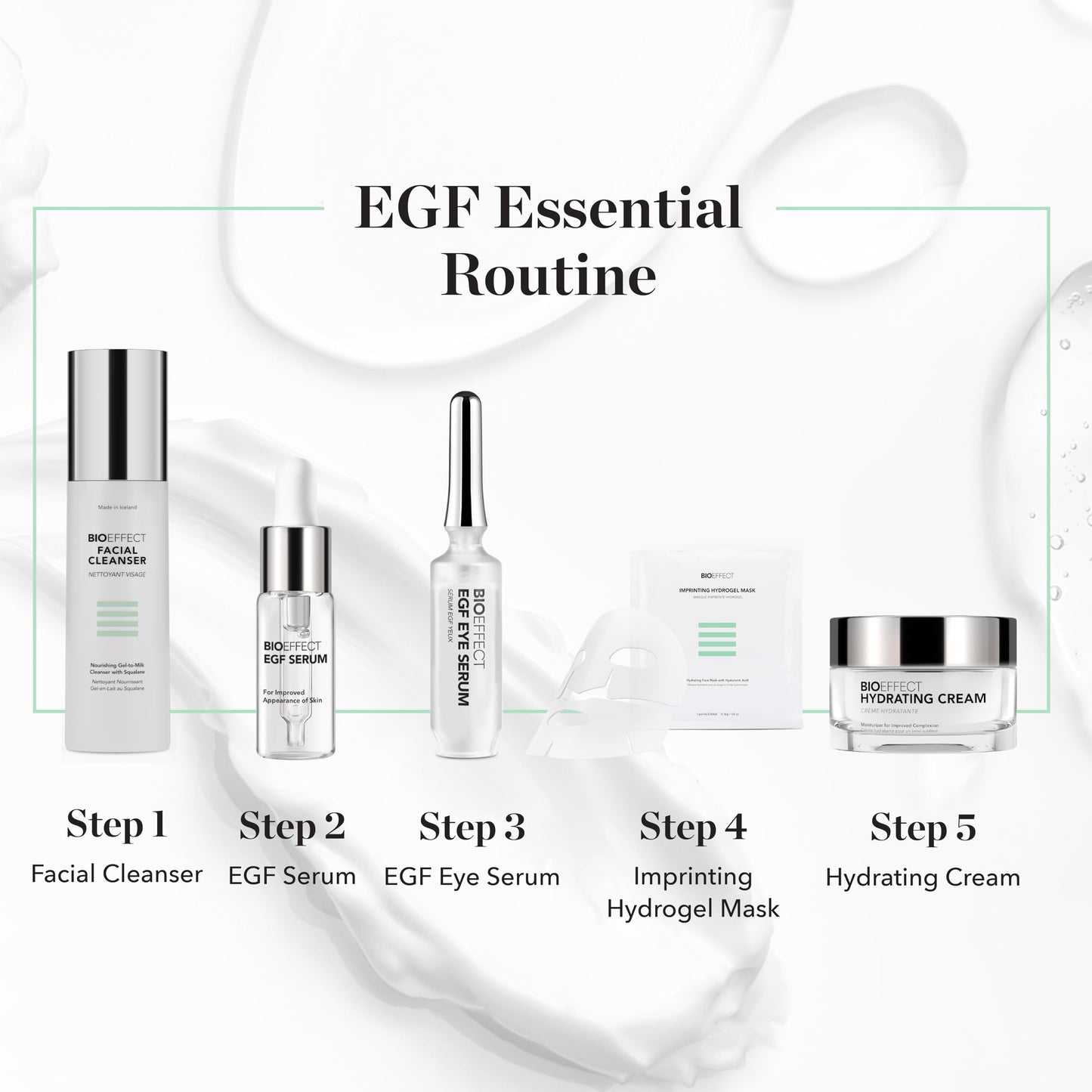 BIOEFFECT EGF Serum | Epidermal Growth Factor + Hyaluronic Acid | Age-Defying Face Treatment for Fine Lines & Wrinkles, Hydration & Firmness, 20 mL / 0.68 oz