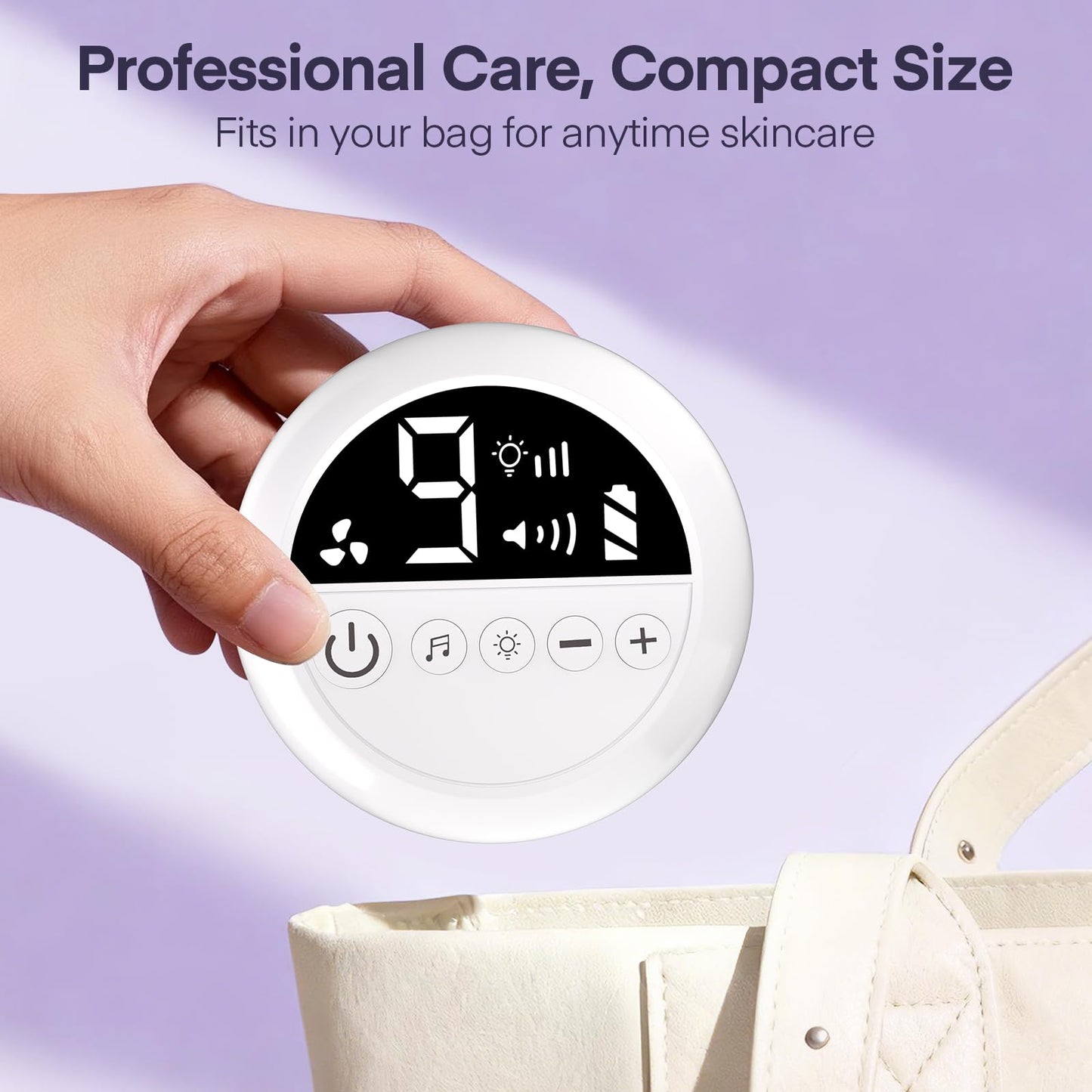 Diamond Micro-dermabrasion Machine, 2 in 1 Dermabrasion Facial Machine for Exfoliation & Blackhead Removal, Home Use Facial Skin Care Device