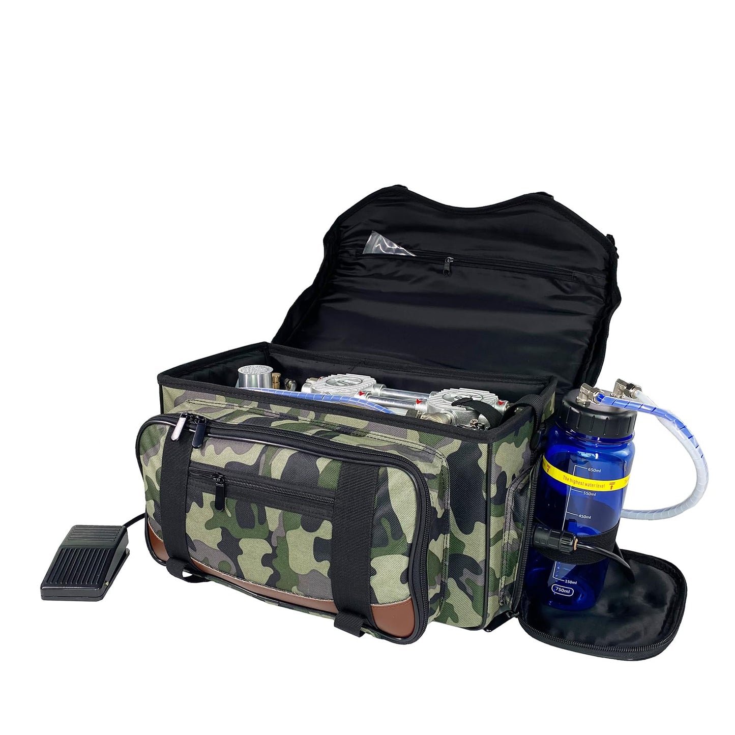 Portable Veterinary Dental Delivery Unit with Air Compressor and Suction System for Dental Veterinary Clinic, 4H