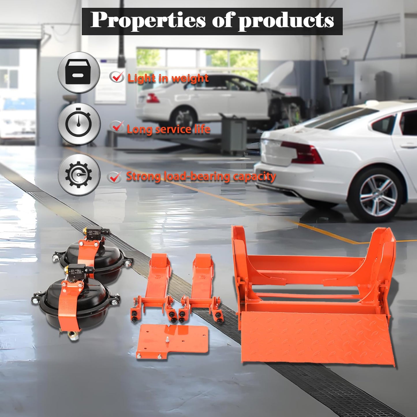 QAVODB Truck Tire Changer Machine, Pneumatic Tubeless Tire Changer with Vacuum Bead Lifter & Bead Breaker for 10R-13R & 22.5 Tires, Semi-Automatic Tire Changer Machine