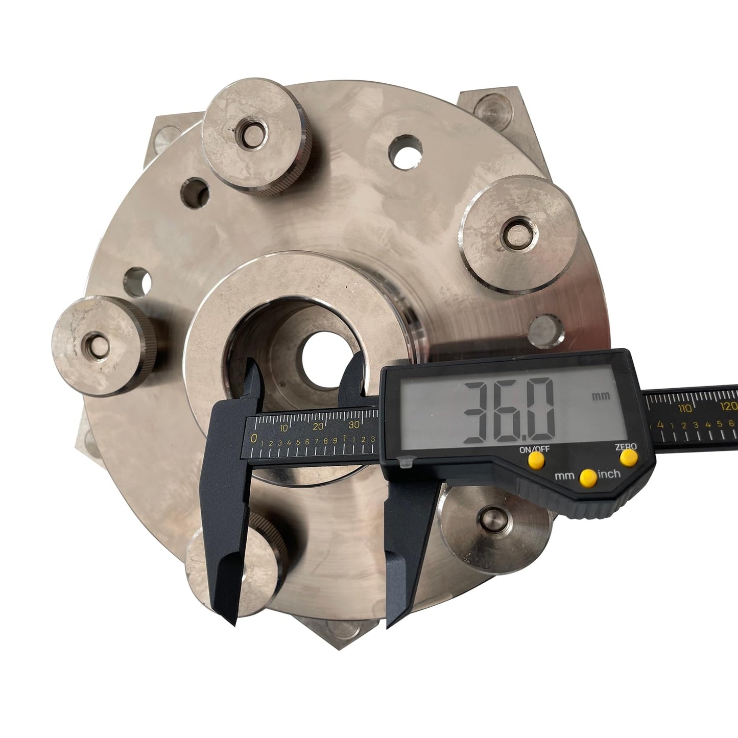 RebarTech (36mm Shaft Wheel Balancer Adapter for Tire Balancing Machine of 36mm Shaft Diameter, Universal Tire Spin Fixture