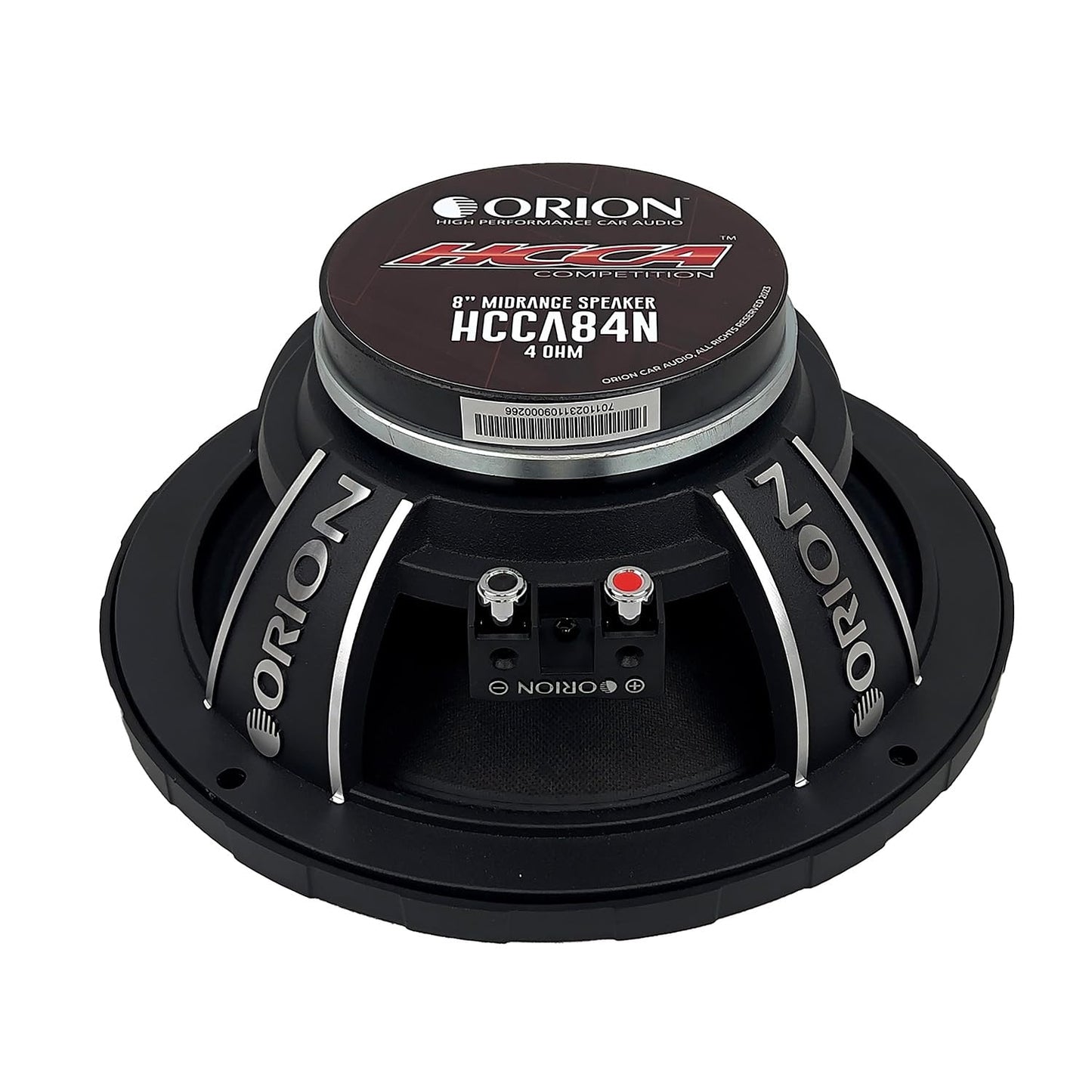 ORION HCCA84N HCCA Series 8” Ultra Efficient Neodymium Midrange Loudspeaker, 2000W Max Power, 500W RMS, 4 Ohm, 2.5” Voice Coil - High Output Pro Car Audio Stereo, Premium Quality Speaker (Pair)