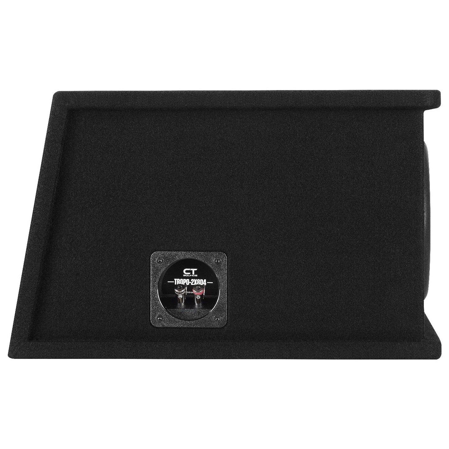 CT Sounds Dual 8” 1600W Loaded Tropo Series Ported Car Subwoofer Box - TROPO-2X8D4