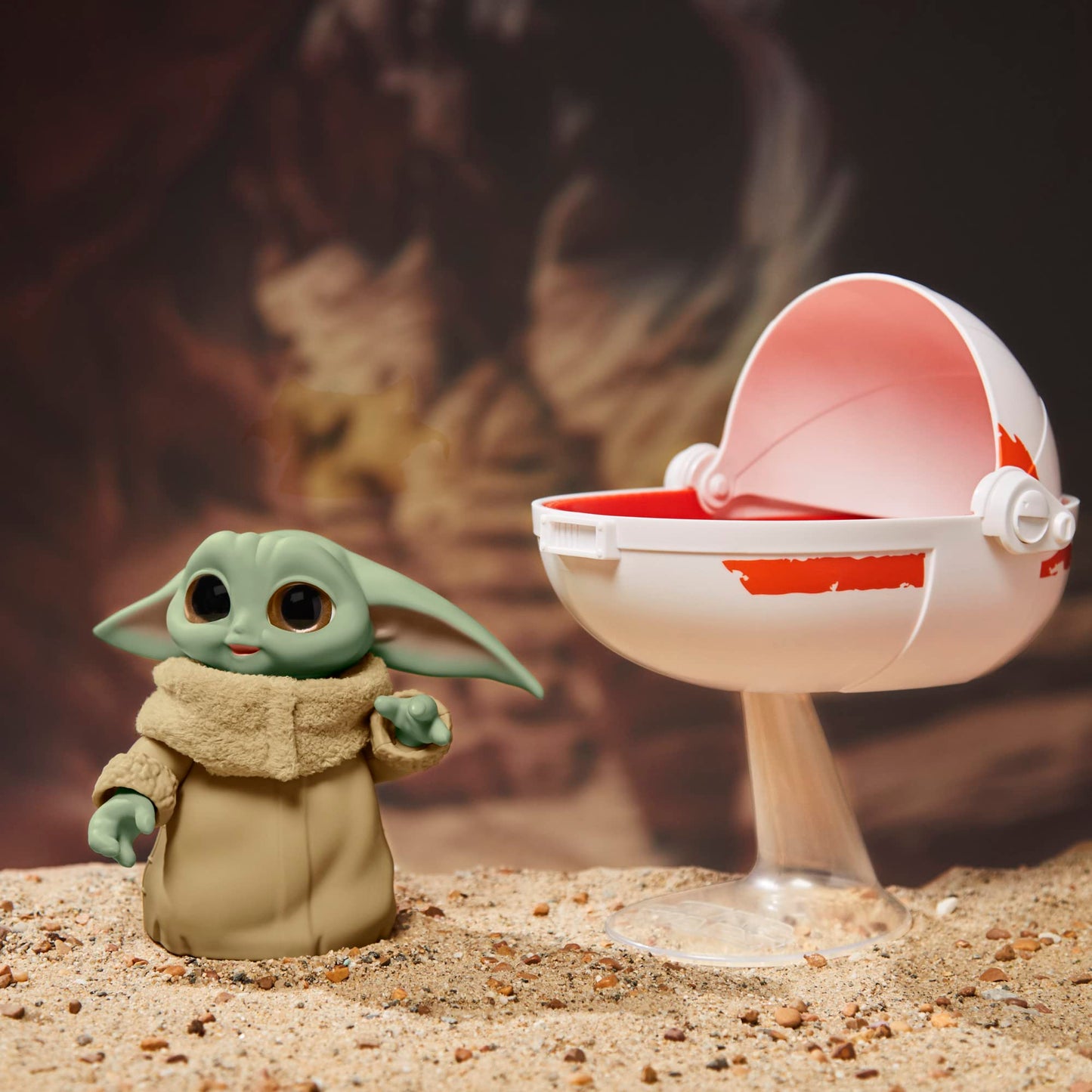 STAR WARS Wild Ridin' Grogu, The Child Animatronic Toy, Over 25 Sound and Motion Combinations, Toy for Kids Ages 4 and Up