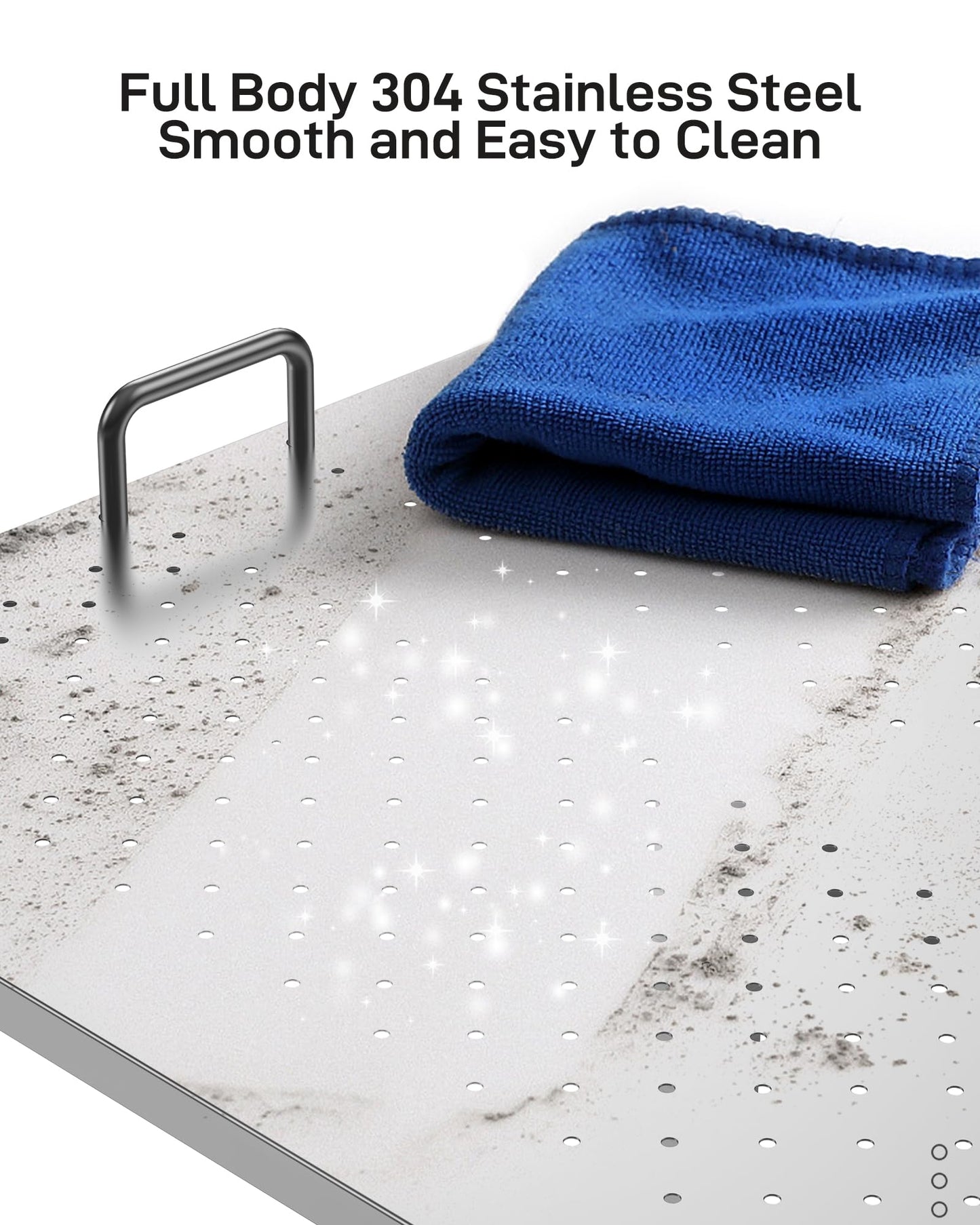 GAOMON 38" Dog Grooming Bathtub, Professional Stainless Steel Pet Dog Bathing Station for Medium,Small Pets, Left Door & Stairs with Faucet, Sprayer, Drain