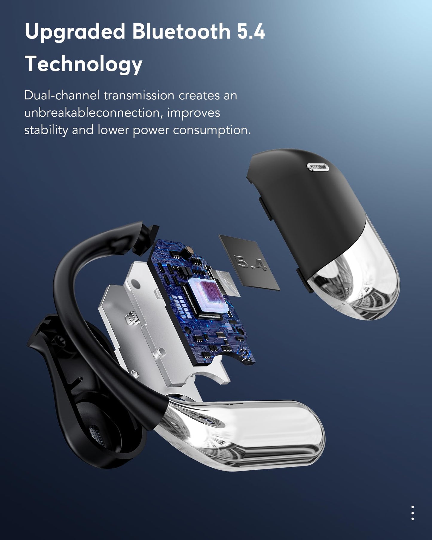 EUQQ AI Translation Earbuds,144-Language Real-Time Translator Earphones: Bluetooth 5.4, OWS Open Ear & LCD Touch. Perfect for Travelers, Business & Language Learners