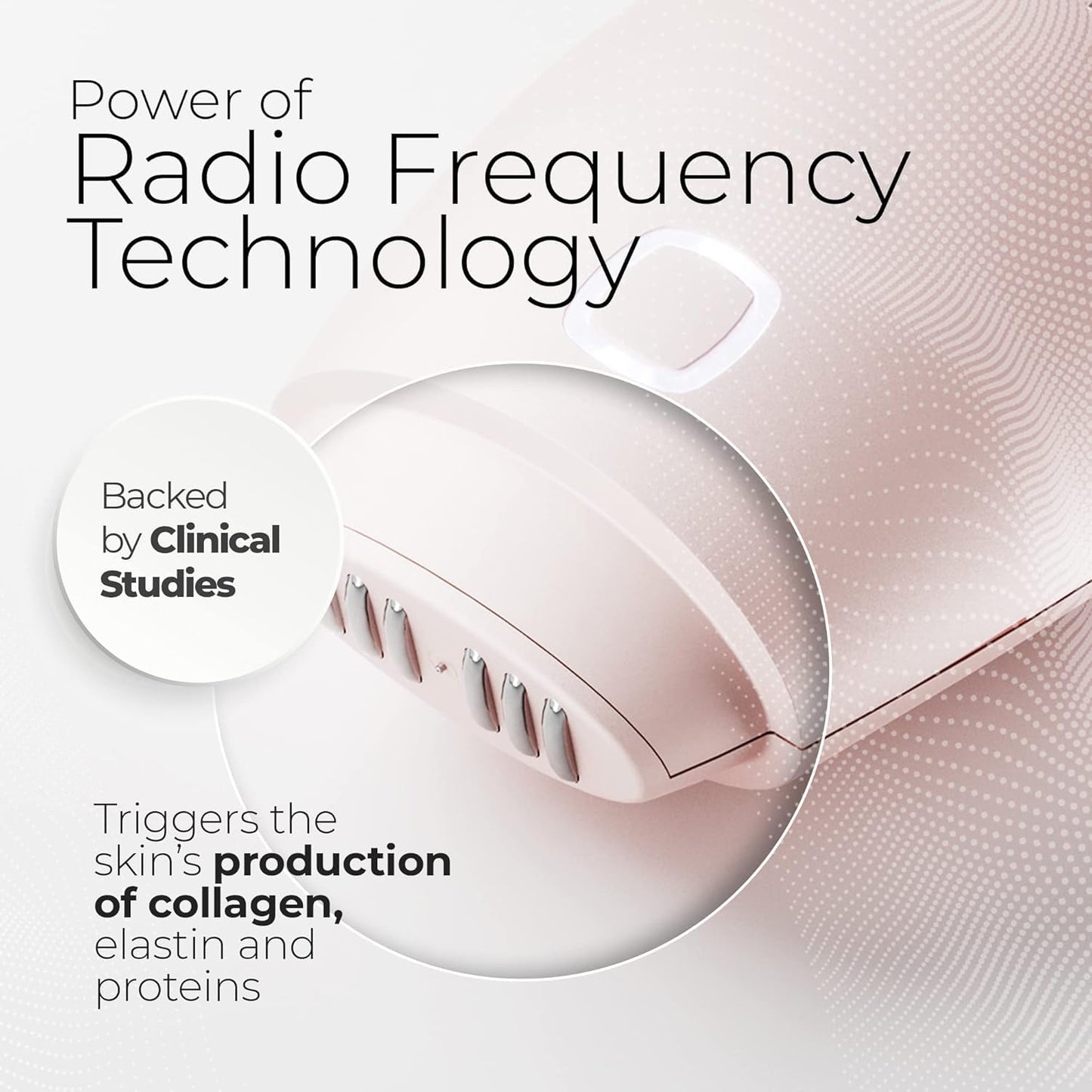 NEWA RF Wrinkle Reduction Device (Plug in) - FDA Cleared Skincare Tool for Facial Tightening. Boosts Collagen, Reduces Wrinkles. with 1 Month Gel Supply.