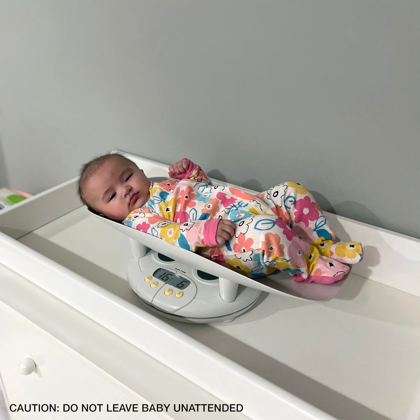 Salter Baby, Toddler, Pet Scale, Perfect Readings for Before and After Feedings and Parents and Breeders, 3-in-1 Function, Designed for Infants, Toddlers, and Pets, Hold Button, 44 LB Capacity, White