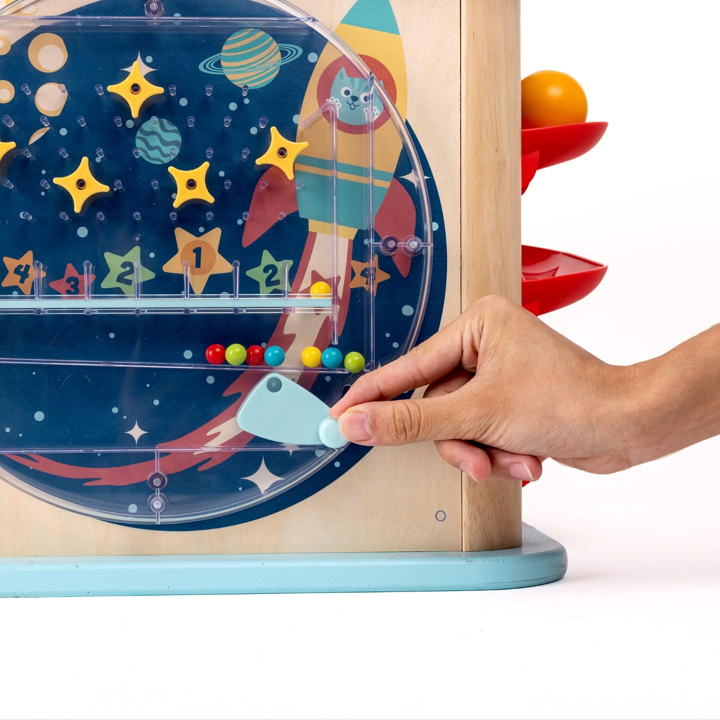 Hape Explore and Learn Magic Cube | Piano Keyboard and Drum Set Musical Toy and Instrument, for Toddlers Ages 12M+
