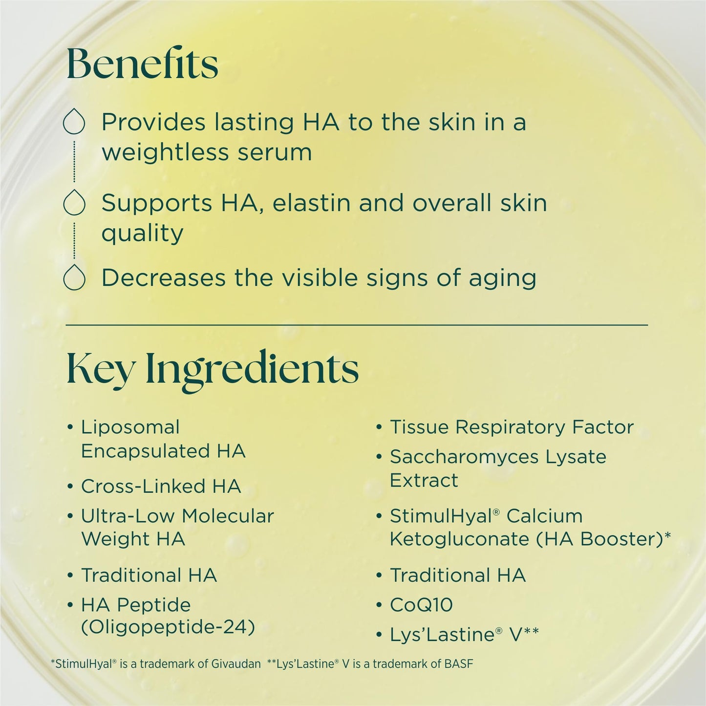 Marini SkinSolutions Hyla3D Face Serum - Patented Hyaluronic Acid Complex - Long-Lasting Skin Hydration - Good for Fine Lines, Wrinkles, Laxity, Volume - All Skin Types - Made in the USA - 1 fl oz