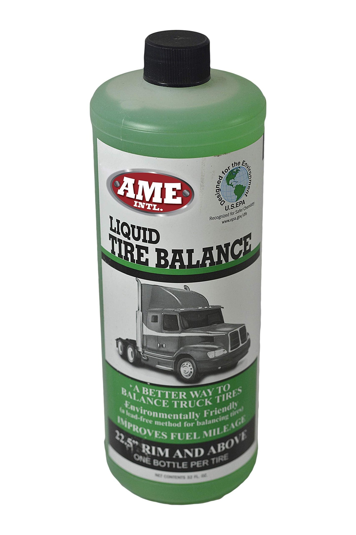 AME INTL 26140 Liquid Tire Balance Compound – 12-Bottle Case, Internal Balancing for Truck Tires
