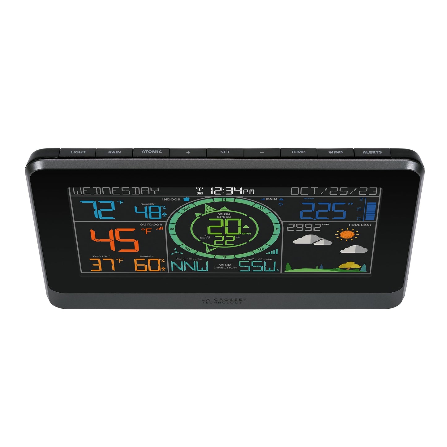 La Crosse Technology 328-1415 Wireless Professional Color Weather Station with Cyclone Sensor