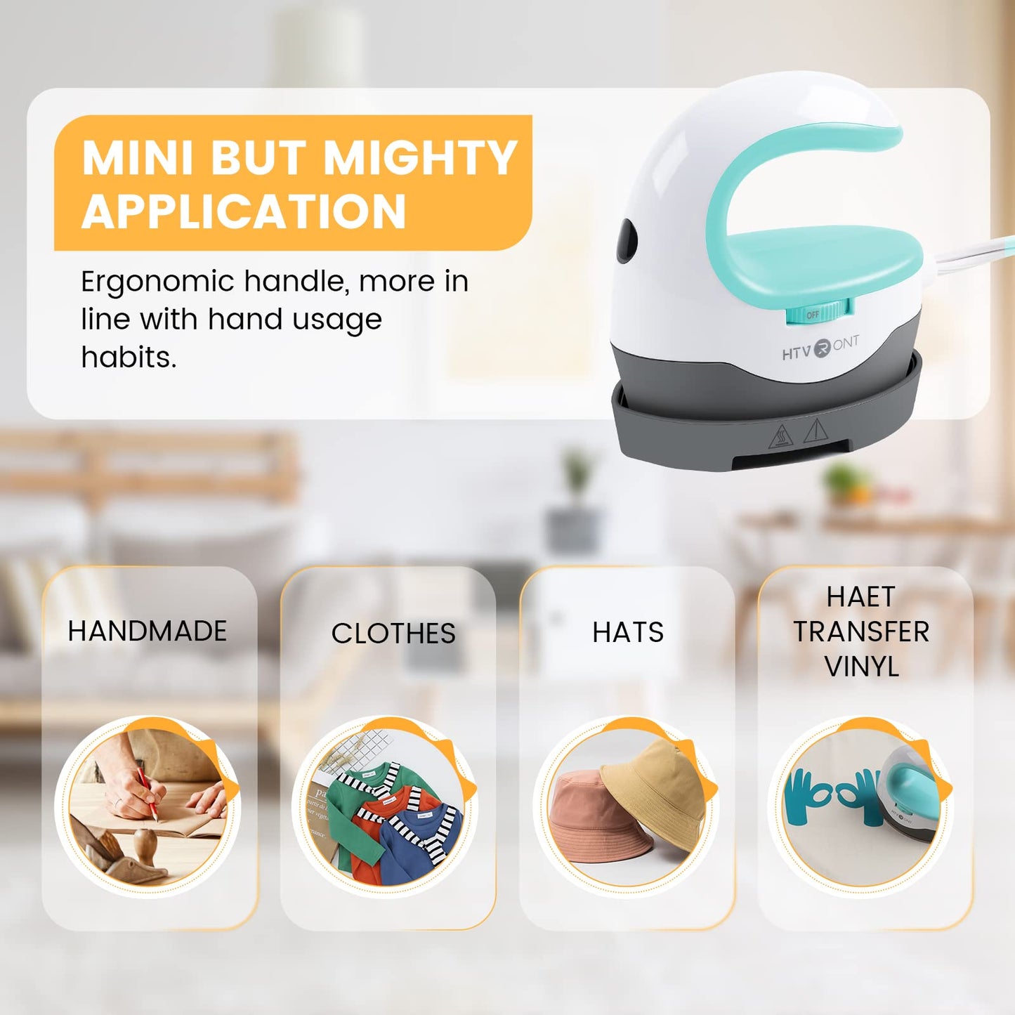 【Premium Heat Press Bundle】 HTVRONT Automatic Heat Press 2 with Adjustable Pressure & Higher Heating Height, Heat Up Fast & Evenly + Mint Mini Heat Press Machine