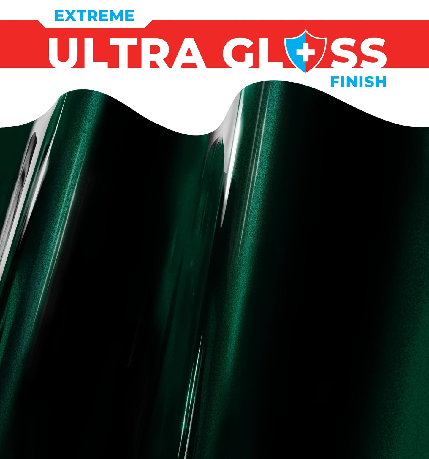 ColorFusion PPF by VViViD, Gloss Shadow Green Dry Apply PPF Vinyl Car Wrap Roll 6ft x 5ft