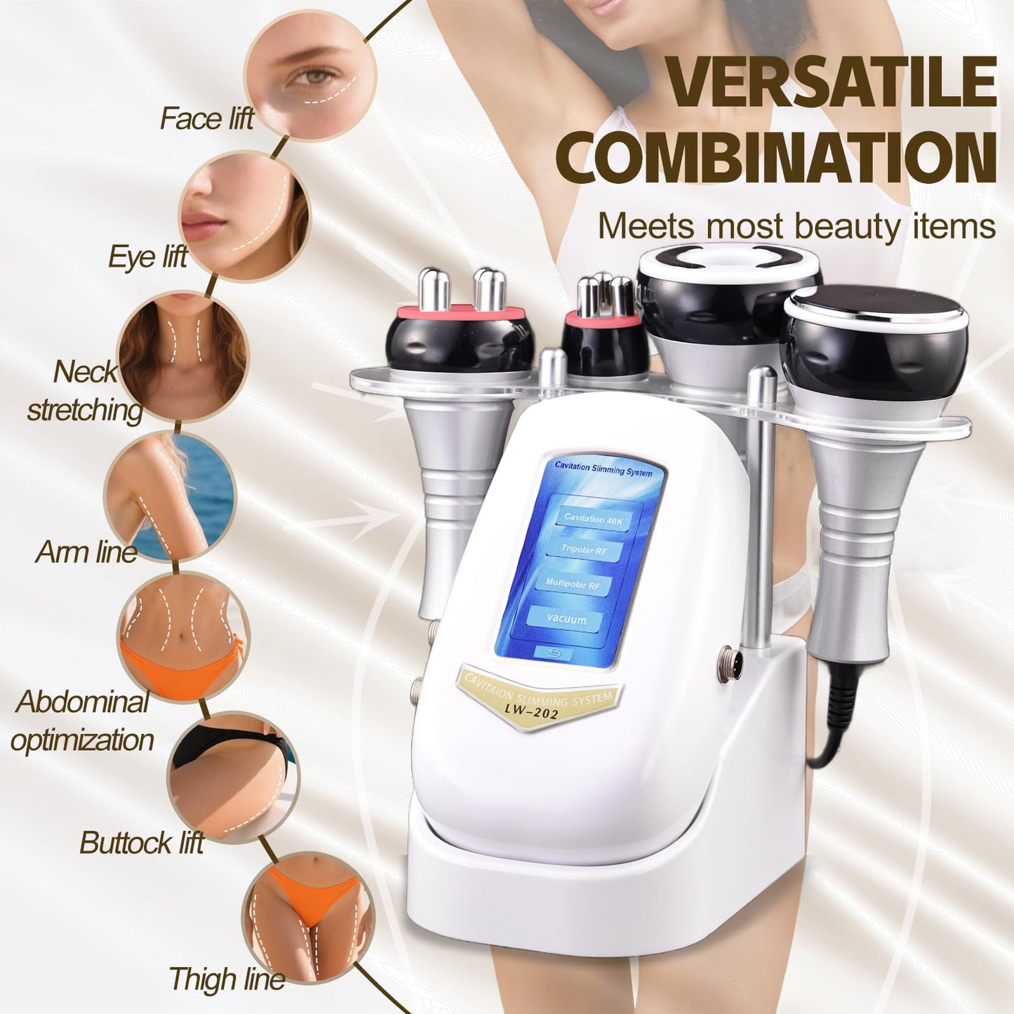4 Function Handles Facial Beauty Device Suitable for Home and Beauty Salon Delicate Care Equipment