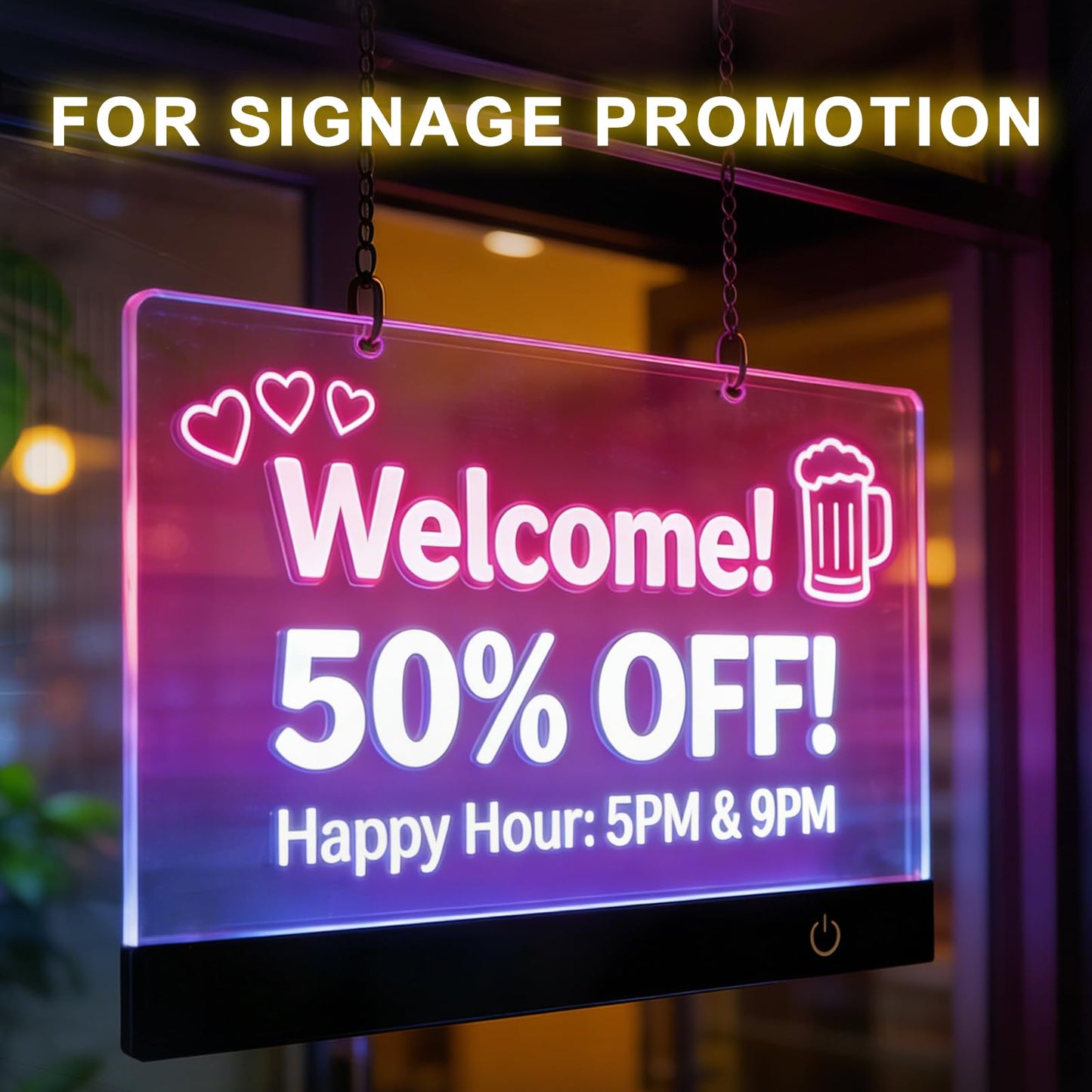 LED Drawing Board for Kids,13.7" USB Light Up Tracing Tablet with 6 RGB Light Modes, 7 Dry Erase Markers & Tracing Paper,Neon Light Up Drawing Tablet Gifts for Kids Birthday Christmas Gift Ideas