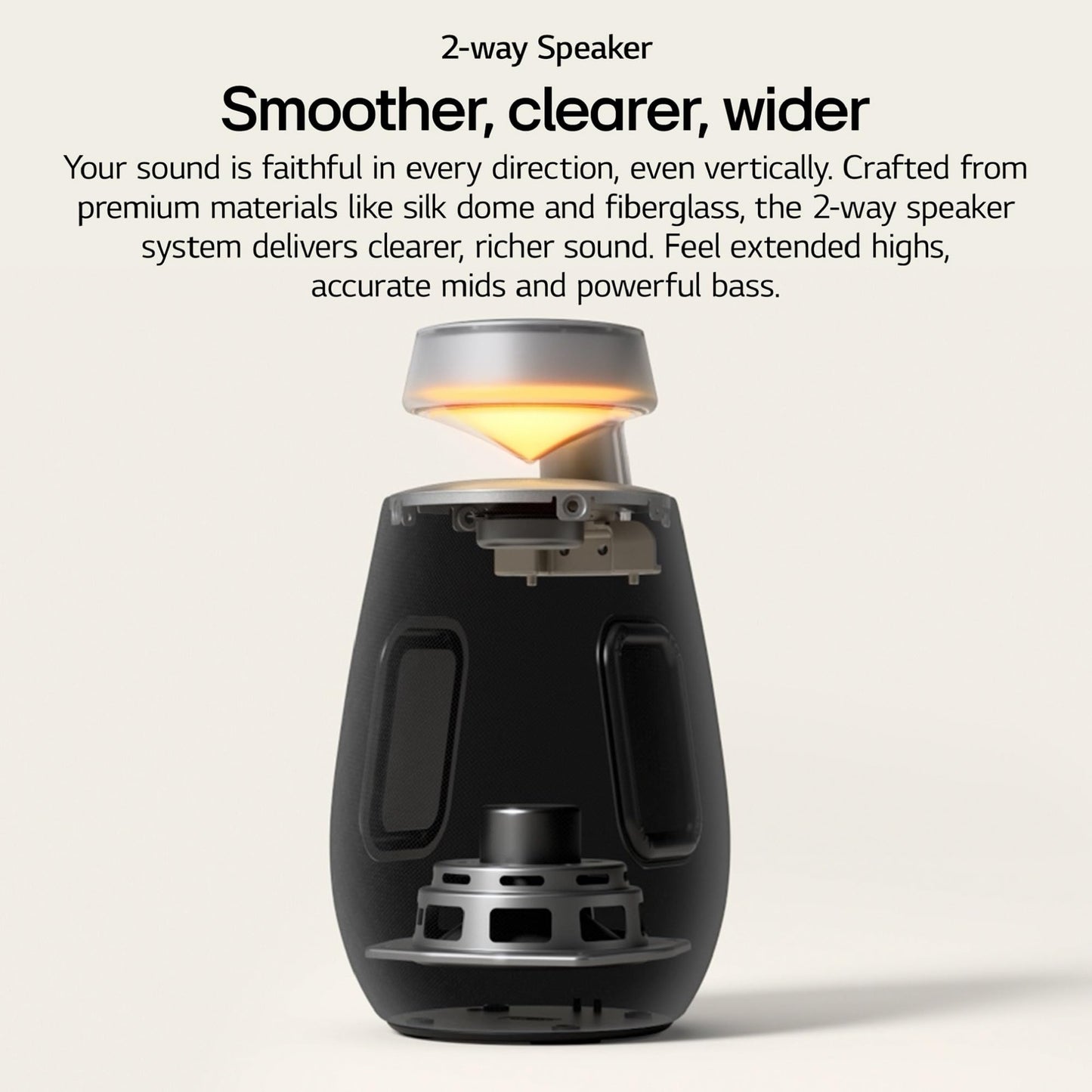 LG XO2TBK XBOOM 360 Wireless Speaker with Omnidirectional Sound